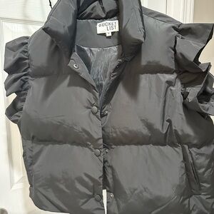 BUCKETLIST Black Puffer Vest